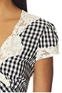view 4 of 4 VESTIDO LACIE in Beth Check Black