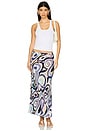 view 5 of 6 Kelly Skirt in Marble Ocean