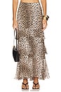 view 1 of 6 Preslee Skirt in Antelope Spot Black