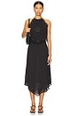 view 5 of 6 Imola Skirt Rose in Trail Embroidery Black