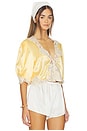 view 2 of 4 Yasmin Top in Butter Yellow