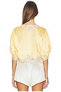 view 3 of 4 Yasmin Top in Butter Yellow