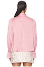 view 3 of 5 Evanora Top in Floral Trail Jacquard Pink