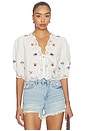 view 1 of 5 Ursula Top in Bud Embroidery Ivory
