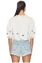 view 3 of 5 Ursula Top in Bud Embroidery Ivory