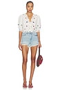view 4 of 5 Ursula Top in Bud Embroidery Ivory