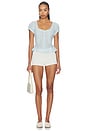 view 4 of 5 Sandi Top in Powder Blue