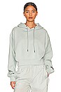 view 1 of 4 VB Cropped Hoodie in Sea Spray