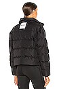 view 4 of 5 Cropped Puffer Jacket in Black