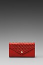 view 2 of 6 Chain Wallet with Studs in Fire Engine