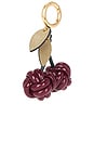 view 3 of 4 CHERRY CHARM キーチェーン in Bordeaux, Verdian, & Willow