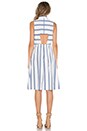 view 3 of 3 Nadine Dress in Santorini Blue