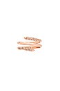 view 1 of 3 Pave Multi Row Ring in Rose Gold & Crystal