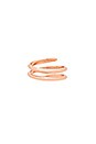 view 3 of 3 Pave Multi Row Ring in Rose Gold & Crystal