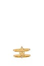 view 1 of 5 Diamond Ring in 14 KT Gold Plate