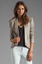 view 1 of 3 Leather Becky Jacket in Clay