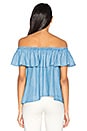 view 3 of 4 Dev Top in Light Blue Denim