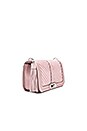 view 3 of 6 BOLSO CRUZADO CHEVRON QUILTED LOVE in Vintage Pink