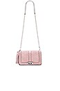 view 5 of 6 BOLSO CRUZADO CHEVRON QUILTED LOVE in Vintage Pink