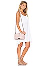 view 6 of 6 BOLSO CRUZADO CHEVRON QUILTED LOVE in Vintage Pink