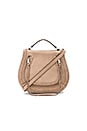 view 1 of 5 Small Vanity Saddle Bag in Sandstone