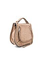 view 3 of 5 Small Vanity Saddle Bag in Sandstone