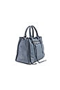 view 3 of 5 Regan Satchel Tote in Dusty Blue