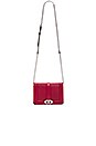 view 5 of 5 Chevron Small Love Crossbody Bag in Beet