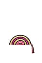 view 1 of 4 Straw Taco Clutch in Pink Multi