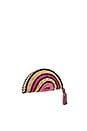 view 3 of 4 Straw Taco Clutch in Pink Multi
