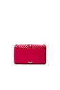 view 2 of 5 Chevron Quilted Love Crossbody Bag in Scarlet