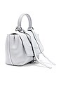 view 3 of 5 Stella Mini Flap Satchel in Optic White