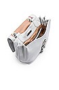 view 4 of 5 Stella Mini Flap Satchel in Optic White