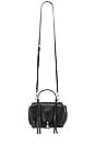 view 5 of 5 Stella Mini Flap Satchel in Black
