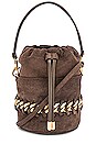 view 1 of 5 Chain Bucket Bag in Porcini