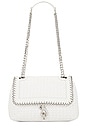 view 1 of 5 Edie Whip Chain Crossbody in Optic White