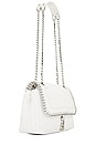 view 3 of 5 Edie Whip Chain Crossbody in Optic White