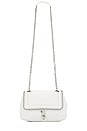 view 5 of 5 Edie Whip Chain Crossbody in Optic White