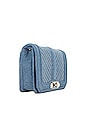 view 3 of 5 Chevron Quilted Small Love Crossbody in Denim