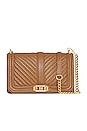 view 1 of 2 Chevron Quilted Love Crossbody in Dune
