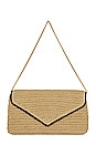 view 1 of 3 Envelope Clutch in Neutral & Black