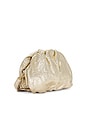 view 3 of 4 Ruched Clutch in Champagne