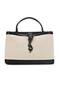 view 2 of 5 BOLSA COM ALÇA SUPERIOR EXTRA MEGAN in Natural & Black