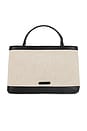 view 3 of 5 BOLSA COM ALÇA SUPERIOR EXTRA MEGAN in Natural & Black
