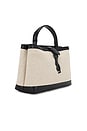 view 4 of 5 BOLSA COM ALÇA SUPERIOR EXTRA MEGAN in Natural & Black