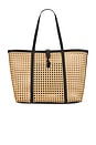 view 1 of 4 Megan Large Tote in Natural & Black