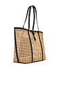 view 3 of 4 Megan Large Tote in Natural & Black