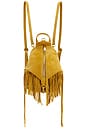 view 1 of 5 Convertible Mini Julian Backpack With Fringe in Oro