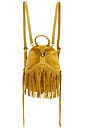 view 2 of 5 Convertible Mini Julian Backpack With Fringe in Oro