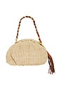 view 2 of 4 Ruched Clutch in Natural